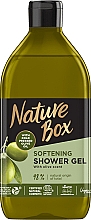 Düfte, Parfümerie und Kosmetik Weichmachendes Duschgel mit kaltgepresstem Olivenöl - Nature Box Softening Shower Gel With Cold Pressed Olive Oil
