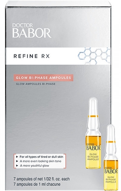 Gesichtsampullen - Babor Doctor Babor Refine Rx Glow Bi-Phase Ampoules — Bild N1