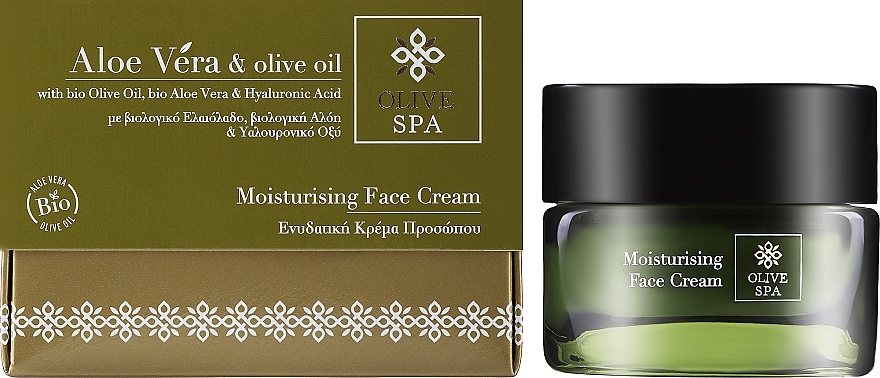 Beruhigende Gesichtscreme mit Aloe - Olive Spa Aloe Vera Moisturizing Face Cream — Bild N1