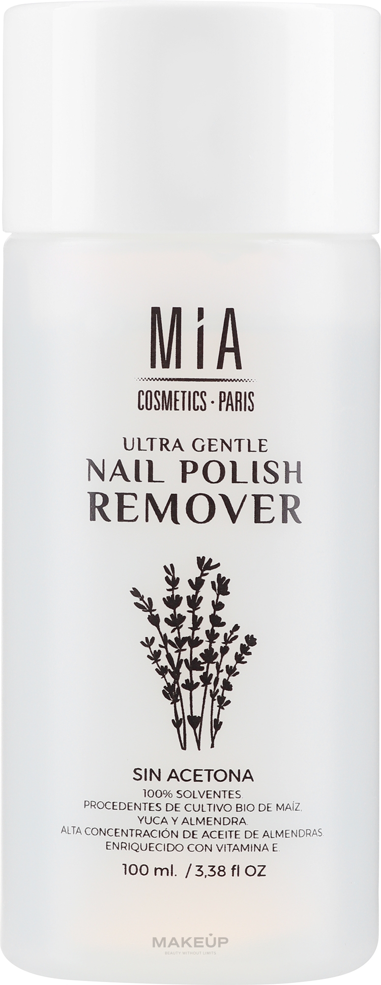 Nagellackentferner - Mia Cosmetics Paris Ultra Gentle Nail Polish Remover — Bild 100 ml