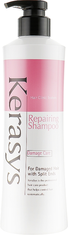 Regenerierendes Shampoo für geschädigtes Haar - KeraSys Hair Clinic Repairing Shampoo  — Bild N3