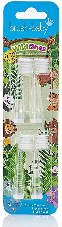 Zahnbürstenkopf für elektrische Zahnbürste - Brush-Baby WildOnes Replacement Kids Electric Toothbrush Heads — Bild N1