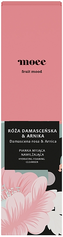 Feuchtigkeitsspendender Reinigungsschaum - Moee Fruit Mood Damascena Rosa & Arnica — Bild N2