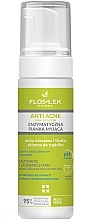 Düfte, Parfümerie und Kosmetik Reinigungsschaum für fettige- und Mischhaut - Floslek Anti Acne 24H System Enzymatic Cleansing Foam