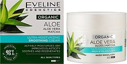 Extra feuchtigkeitsspendende und glättende Creme für alle Hauttypen - Eveline Cosmetics Organic Aloe Cream — Bild N2