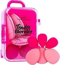 Düfte, Parfümerie und Kosmetik Mini-Make-up Schwamm-Set rosa 6 St. - Clavier Tender Blender Mua Kit