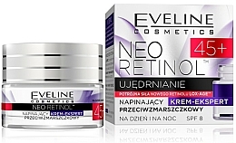 Düfte, Parfümerie und Kosmetik Straffende Gesichtscreme für Tag und Nacht LSF 8 45+ - Eveline Cosmetics Neo Retinol