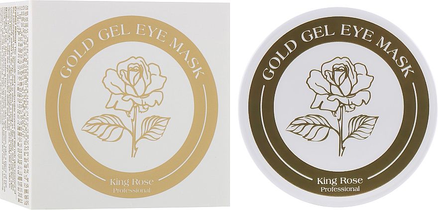 Anti-Aging-Hydrogel-Augenpatches mit Gold - King Rose Gold Gel Eye Mask — Bild N1