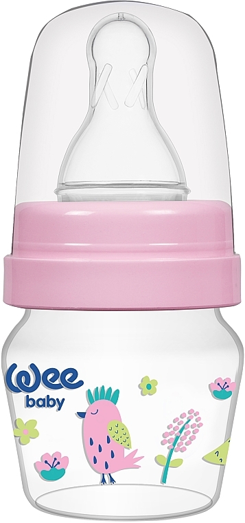 GESCHENK! Set (Mini-Flasche + Trinklernbecher 30 ml rosa) - WeeBaby — Bild N2