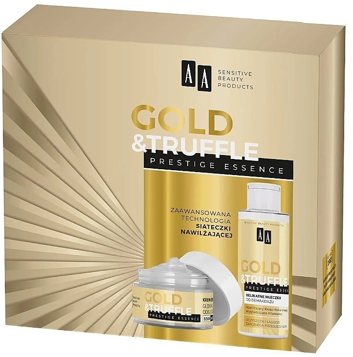 Set - AA Gold & Truffle 65+ (Gesichtscreme/50 ml + Reinigungsmilch/150 ml) — Bild N1