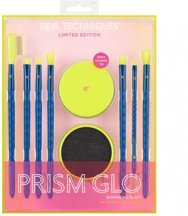 Make-up Pinselset - Real Techniques Prism Glo Eye Brush Set Shimmer Eye Kit — Bild 8 St.