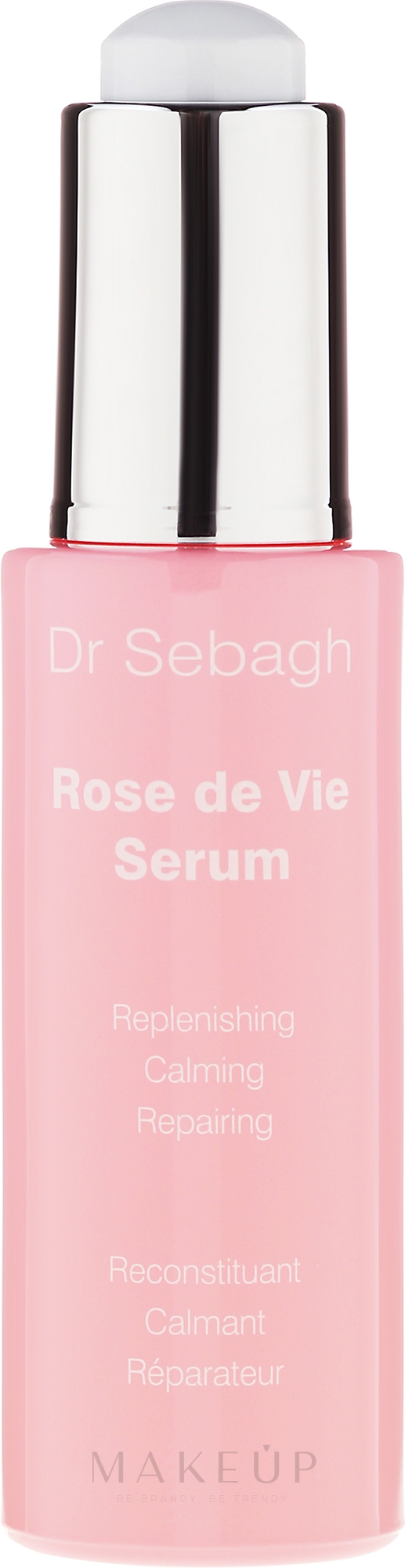 Regenerierendes und beruhigendes Gesichtsserum für trockene, reife oder empfindliche Haut mit Hagebuttenöl - Dr Sebagh Rose De Vie Serum — Bild 30 ml