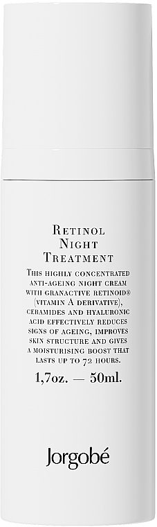 Anti-Aging-Nachtcreme für das Gesicht - Jorgobe Retinol Night Treatment — Bild N1