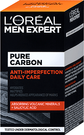 Feuchtigkeitscreme für das Gesicht gegen Hautunreinheiten - L'Oreal Paris Men Expert Pure Power Anti-Imperfection Moisturiser — Bild N1