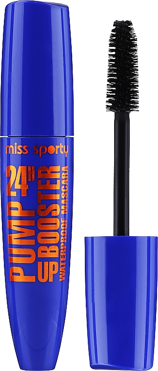 Wasserfeste Wimperntusche - Miss Sporty Pump Up Booster Waterproof Mascara — Foto N1