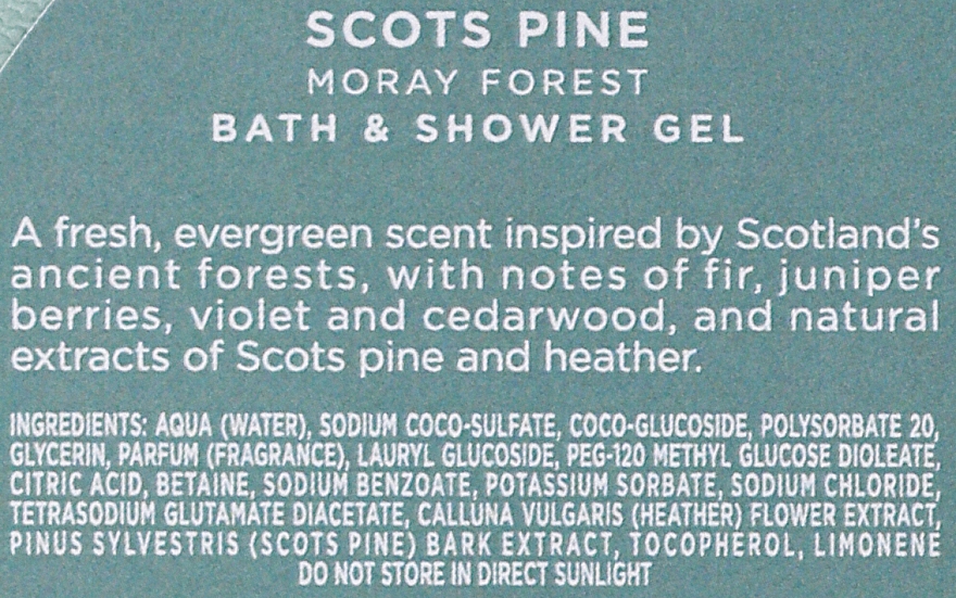 Noble Isle "Forest Bathing" Scots Pine + Pinewood - Duftset (Duschgel 250ml + Kerze 200g)  — Bild N3