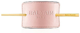 Düfte, Parfümerie und Kosmetik Haarspange - Balmain Paris Hair Couture Pastel Pink Embossed Hair Barrette SS20