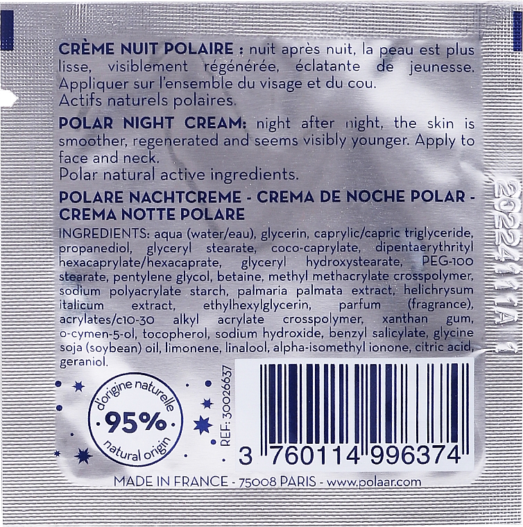 Nachtcreme - Polaar Nuit Polaire Night Cream (Probe) — Bild N2