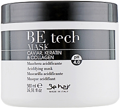 Saure pH-Maske mit Keratin und Kollagen - Be Hair Be Tech Acidifying Mask — Bild N3