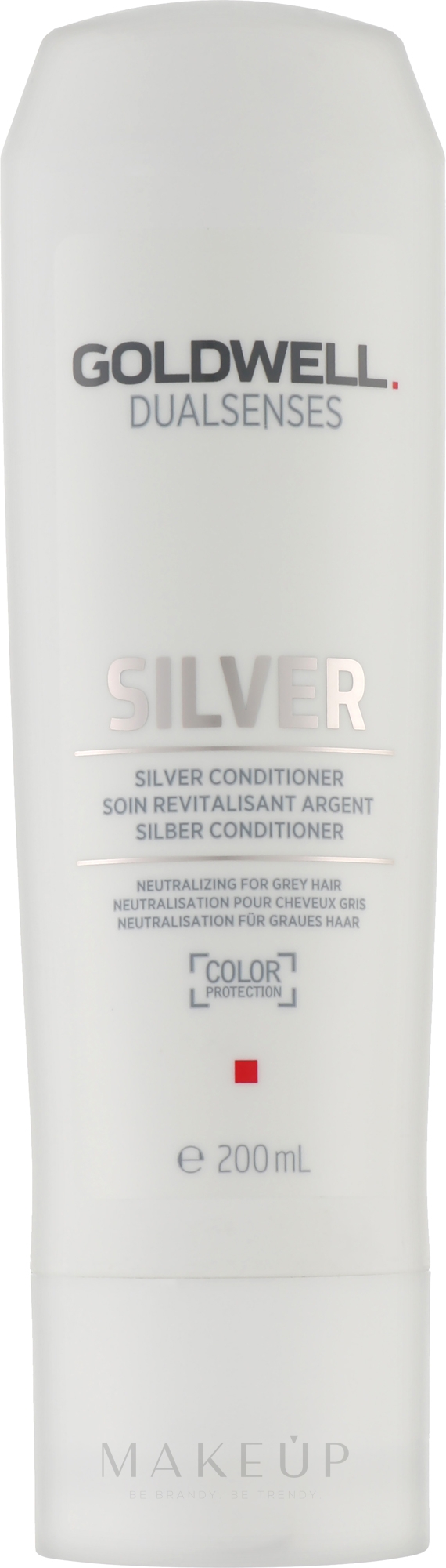 Conditioner für helles und graues Haar - Goldwell Dualsenses Silver Conditioner — Bild 200 ml