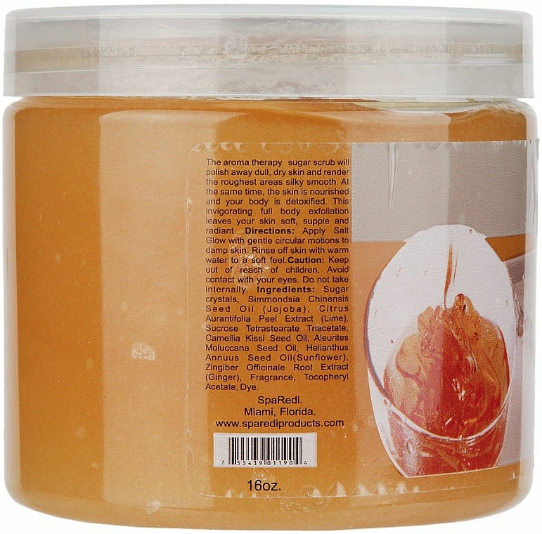 Zuckerpeeling für den Körper - SpaRedi Sugar Scrub Milk & Honey — Bild N2