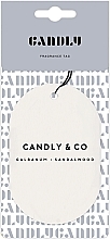 Auto-Lufterfrischer- Candly & Co No.6 Galbanum - Sandalwood Fragrance Tag — Bild N1