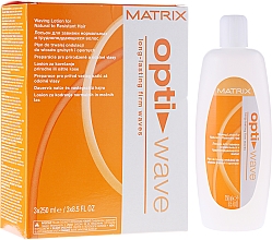Düfte, Parfümerie und Kosmetik Dauerwell-Lotion für normales und beständiges Haar 3 x 250 ml - Matrix Opti Wave Waving Lotion Natural to Resistant Hair