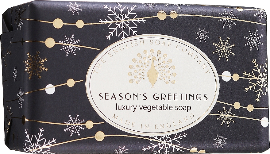 Luxusseife Seasons Greetings - The English Soap Company Seasons Greetings Christmas Soap — Bild N1