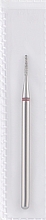 Düfte, Parfümerie und Kosmetik Diamant-Nagelfräser Kegelstumpf L-6 mm 1,0 mm rot - Head The Beauty Tools