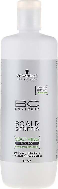 Beruhigendes Shampoo für sensible Kopfhaut - Schwarzkopf Professional BC Scalp Genesis Soothing Shampoo — Bild N2
