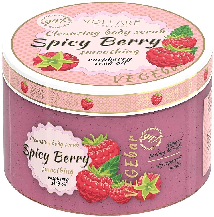 Reinigendes Körperpeeling - Vollare VegeBar Cleansing Body Scrub Spicy Berry — Bild N2