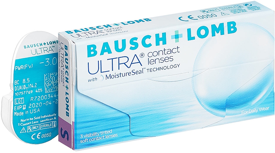 Kontaktlinsen Krümmung 8.5 mm 3 St. - Bausch & Lomb Ultra — Bild N1