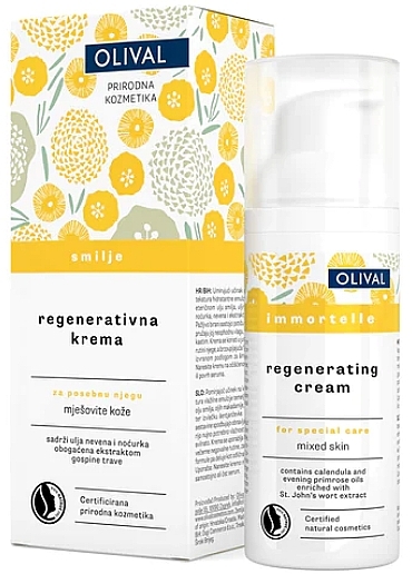 Regenerierende Gesichtscreme Immortelle - Olival Regenerating Cream — Bild N1