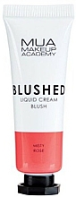 Düfte, Parfümerie und Kosmetik Flüssiges Gesichtsrouge - MUA Makeup Academy Blushed Liquid Blush