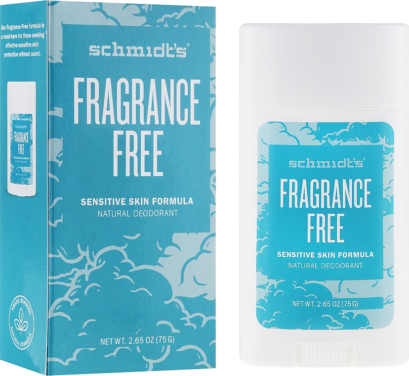 Natürlicher Deostick für empfindliche Haut - Schmidt's Deodorant Sensitive Skin Fragrance Free Stick — Bild N4