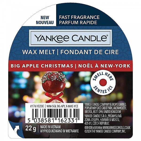 Duftwachs - Yankee Candle Wax Melt Big Apple Christmas  — Bild N1