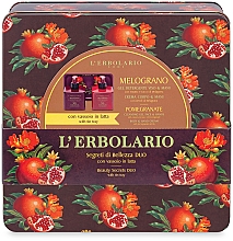 L'Erbolario Pomegranate - Körperpflegeset (Handgel 250ml + Handcreme 250ml + Zubehör)  — Bild N3