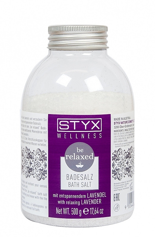 Badesalz mit Lavendel - Styx Naturcosmetic Be Relaxed Lavender Bath Salts — Bild N1