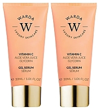 Düfte, Parfümerie und Kosmetik Set - Warda Skin Glow Boost Vitamin C Gel Serum (gel/serum/2x30ml)