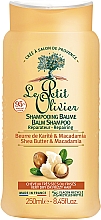 Düfte, Parfümerie und Kosmetik Reparierendes Shampoo mit Sheabutter und Macadamia - Le Petit Olivier Balm Shampoo Repairing Shea Butter Macadamia