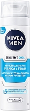Düfte, Parfümerie und Kosmetik Kühlender Rasierschaum für empfindliche Haut - Nivea For Men Shaving Foam