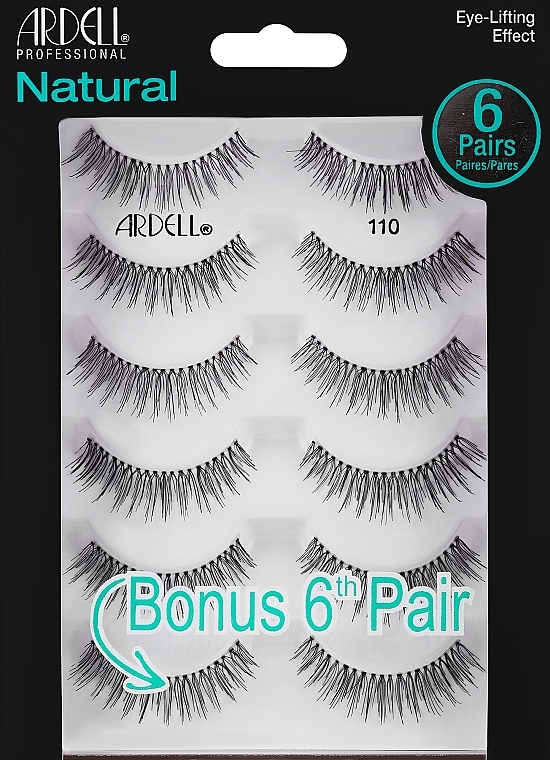 Künstliche Wimpern - Ardell 5 Pack 110 Natural Black Lashes — Bild N1