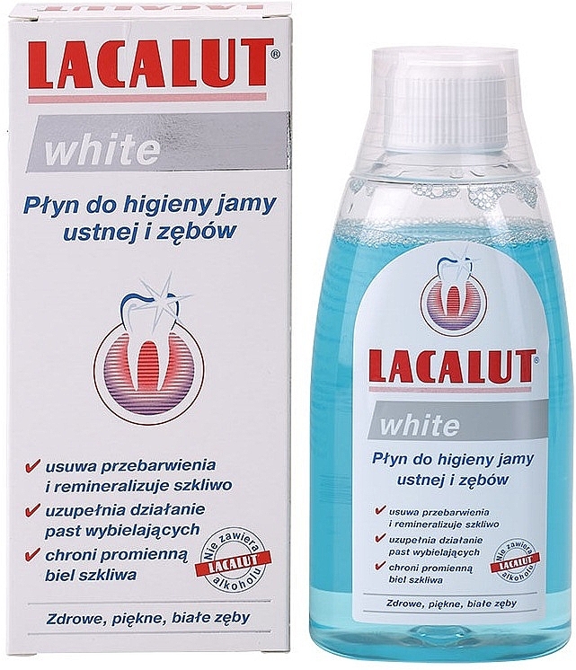 Mundspülung mit bleichender Wirkung - Lacalut White