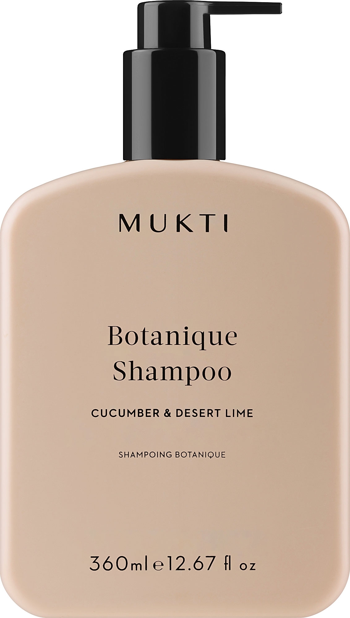 Haarshampoo - Mukti Organics Botanique Shampoo — Bild 360 ml