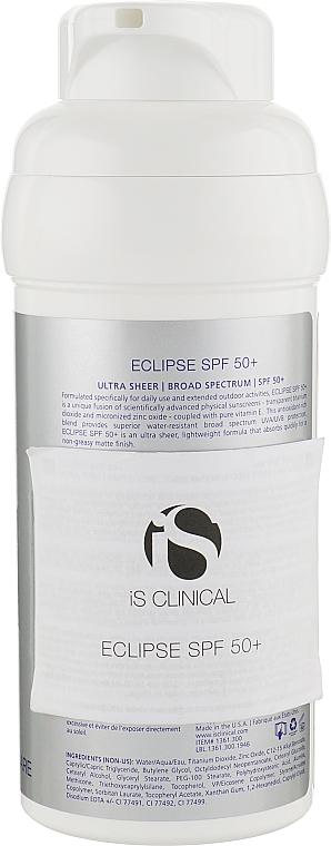 Sonnenschutzcreme - iS Clinical Eclipse SPF 50+ — Bild N2