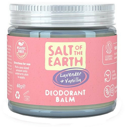 Natürlicher Deo-Balsam Lavendel & Vanille - Salt of the Earth Lavender & Vanilla Deodorant Balm — Bild N1
