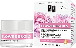 Anti-Falten Tages- und Nachtcreme 75+ - AA Flowers & Oils Night And Day Anti-Wrinkle Cream — Bild N1