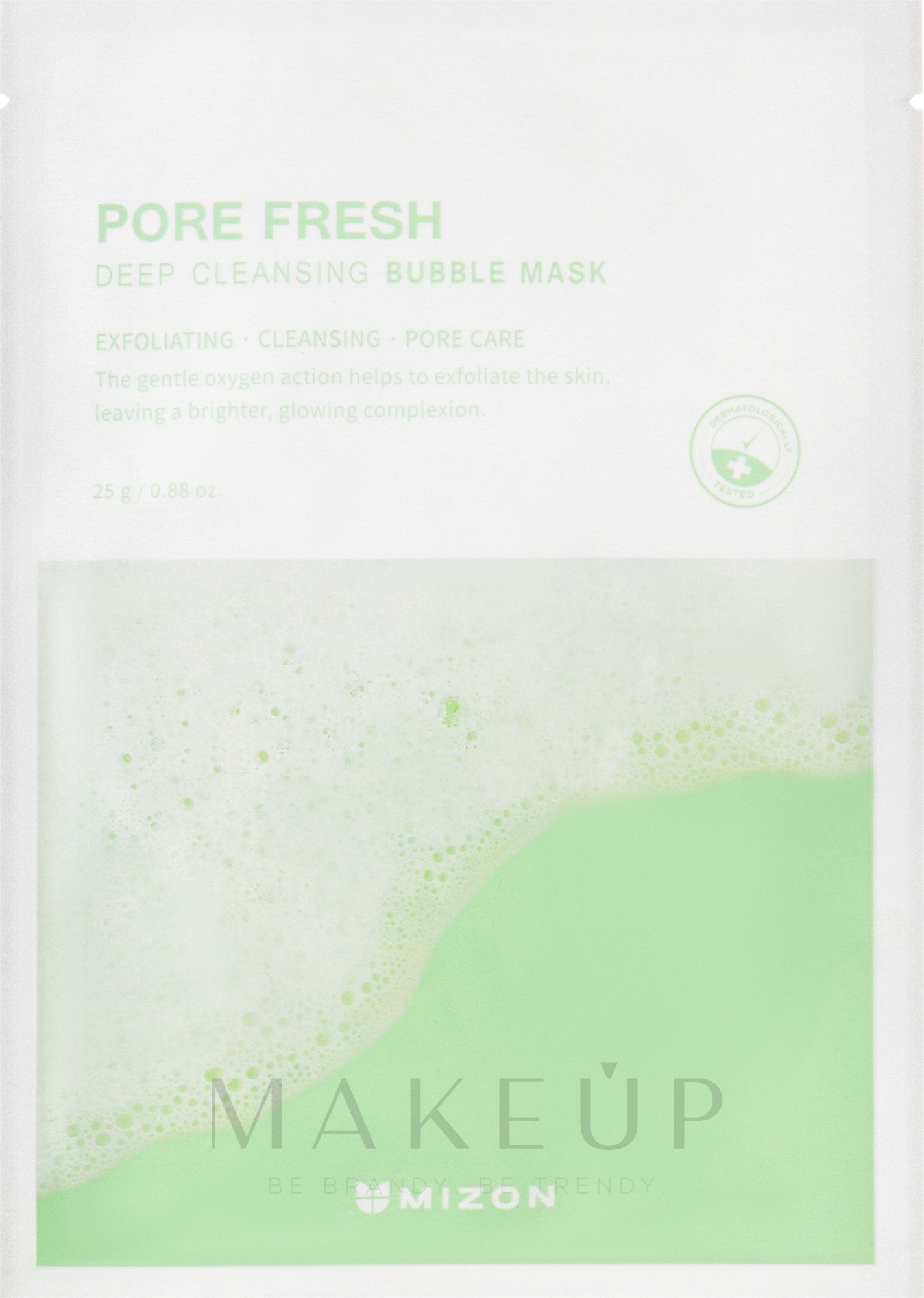 Tiefenreinigende Blasen-Tuchmaske - Mizon Pore Fresh Deep Cleansing Bubble Mask — Bild 25 g