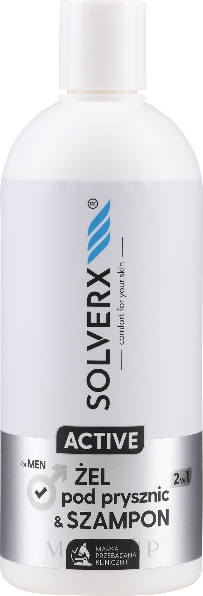 2in1 Duschgel und Shampoo für Männer - Solverx Men 2-in-1 Shower And Shampoo — Bild 400 ml