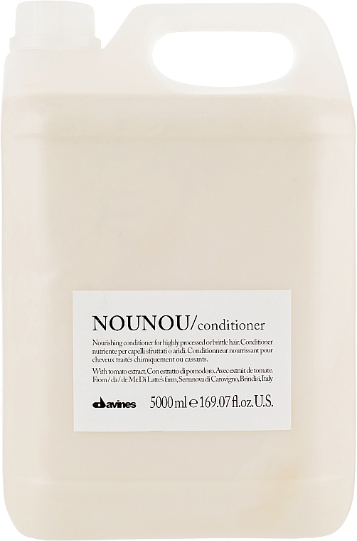 Pflegender Conditioner für sprödes und strapaziertes Haar mit Tomatenextrakt - Davines Nourishing Nounou Conditioner  — Bild N7